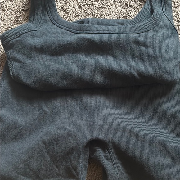 Black Ribbed Tank Top - Picture 4 of 4